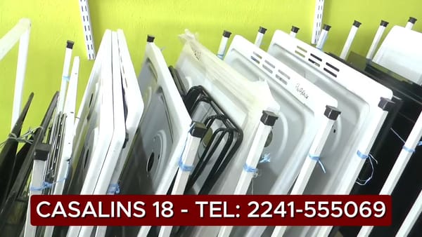 Mostrador de atención en Casalins 18 Chascomús